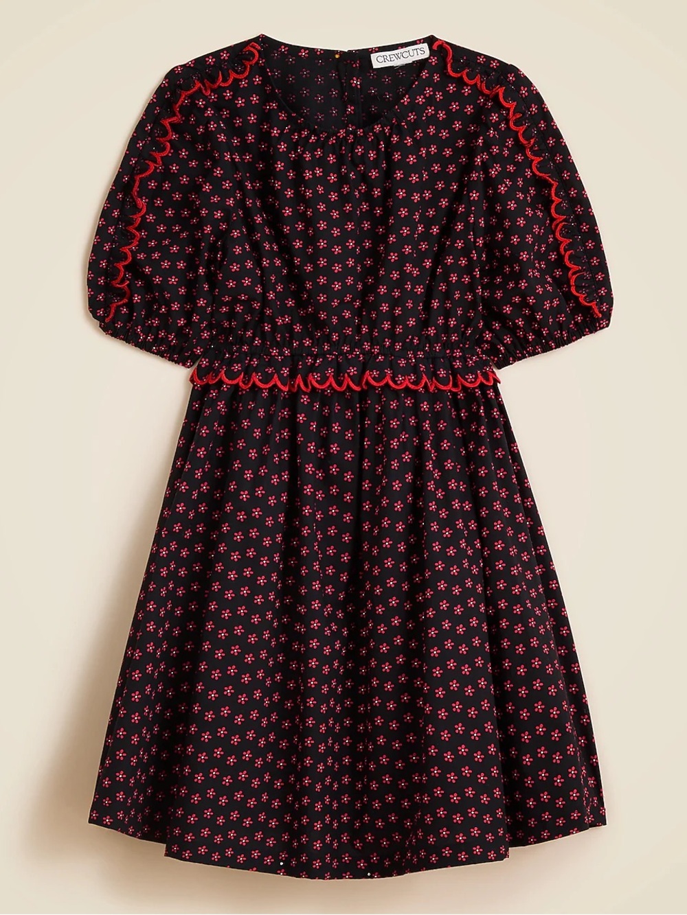 j crew floral puff sleeve dress
